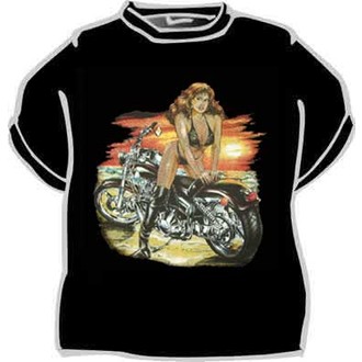Zábavné předměty - Tričko Motorka a žena