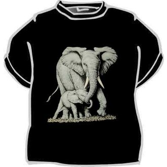 Zábavné předměty - Tričko Sloni (1352)