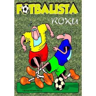 Zábavné předměty - Certifikát Fotbalista roku