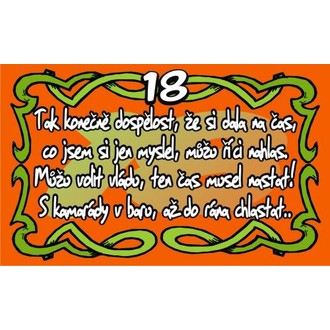 Zábavné předměty - Průkaz 18