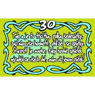 Zábavné předměty - Průkaz 30