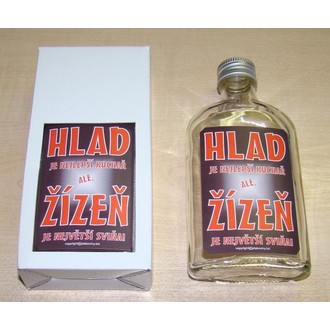 Zábavné předměty - Skleněná placačka Hlad je nejlepší kuchař