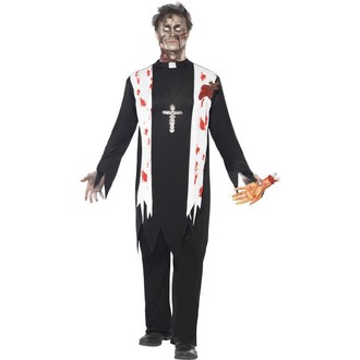 Kostýmy pro dospělé - Kostým Zombie farář