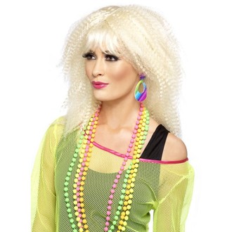 Doplňky na karneval - Náušnice duhové