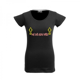 Zábavné předměty - Tričko Mé oči jsou výše