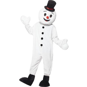 Kostýmy pro dospělé - Maskot Sněhulák - vánoční kostýmy