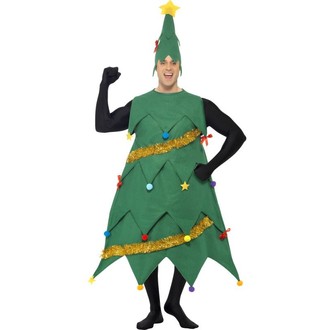 Kostýmy pro dospělé - Kostým Vánoční stromeček deluxe