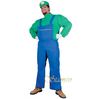 Kostýmy pro dospělé - Pánský kostým Luigi