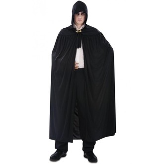 Kostýmy pro dospělé - Plášť s kapucí černý