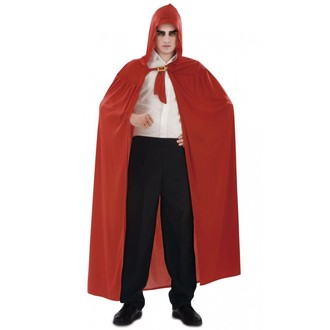 Kostýmy pro dospělé - Plášť s kapucí červený