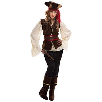 Kostýmy pro dospělé - Kostým pirátka bukanýrka