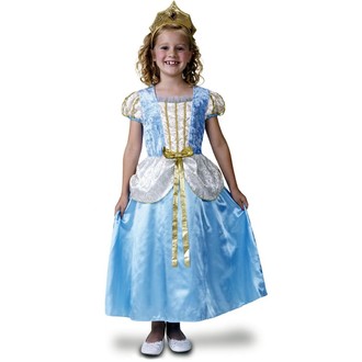 Kostýmy pro děti - Dětský kostým Princezna deluxe,modrá