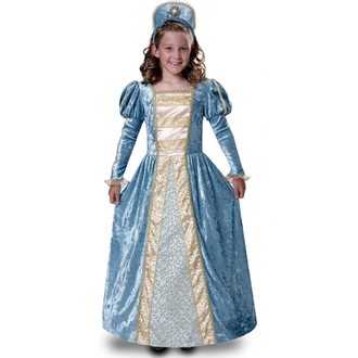 Kostýmy pro děti - Dětský kostým Princezna modrá