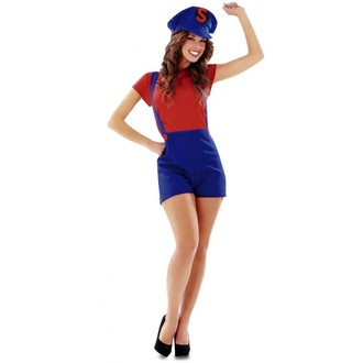 Kostýmy pro dospělé - Kostým Super Lady červená