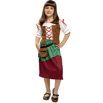 Kostýmy pro děti - Dětský historický kostým vesničanka