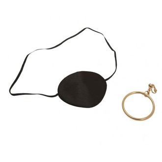 Piráti - Pirátská záslepka s naušnicí