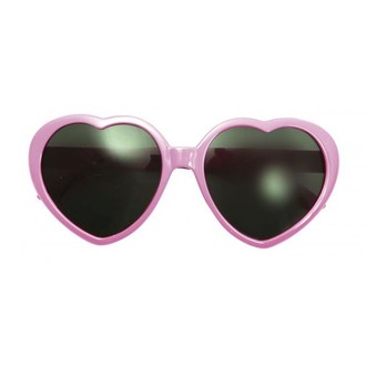 Doplňky na karneval - Brýle Srdce růžové