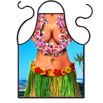 Havajské sukně - věnce - Zástěra Hawaii girl