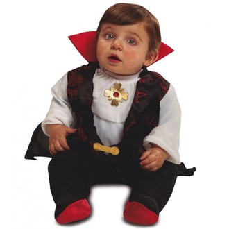 Kostýmy pro děti - miminkovský kostým na halloweeni Drákula