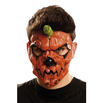 Halloween - Maska obličejová Dýňová zombie