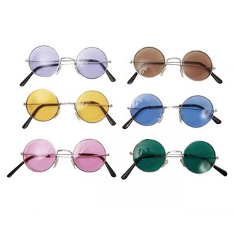 Doplňky na karneval - Brýle Hippie