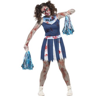 Halloween - Dámský kostým Zombie cheerleader