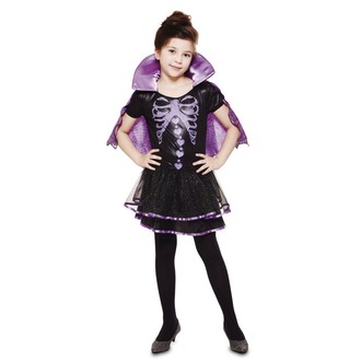 Halloween - Dětský kostým na halloween - Upíří kostlivka