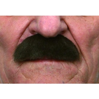 Doplňky na karneval - Knír rovný hnědý