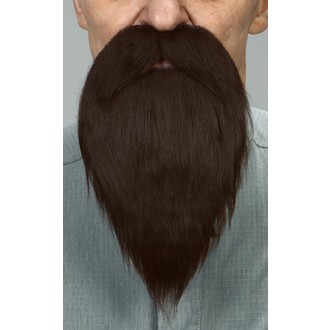 Doplňky na karneval - Plnovous dlouhý hnědý