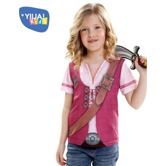 Kostýmy pro děti - Dětské tričko 3D Pirátka