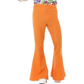 Kostýmy pro dospělé - Kalhoty Hippie oranžové