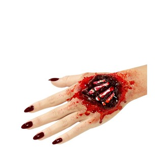 Líčidla - Make up - krev - Zranění latexové, kosti na ruce