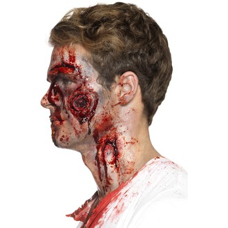 Líčidla - Make up - krev - Zranění latexové, krvácející rána