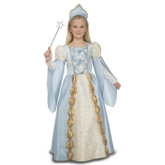 Kostýmy pro děti - Dětský kostým Modrá princezna