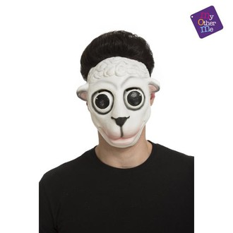 Masky - Škrabošky - Polomaska Ovečka