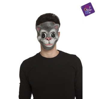 Masky - Škrabošky - Polomaska Kočka