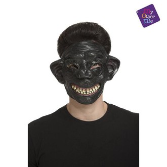 Masky - Škrabošky - Polomaska Šimpanz
