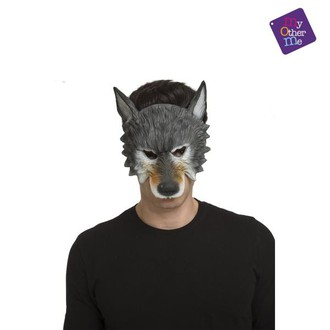 Masky - Škrabošky - Polomaska Vlk