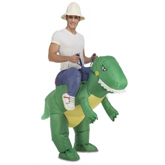 Kostýmy pro dospělé - Srandovní kostým Dinosauří jezdec