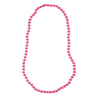 Doplňky na karneval - Náhrdelník perlový, růžový