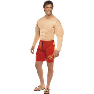 Kostýmy pro dospělé - Kostým Baywatch Lifeguard svalovec