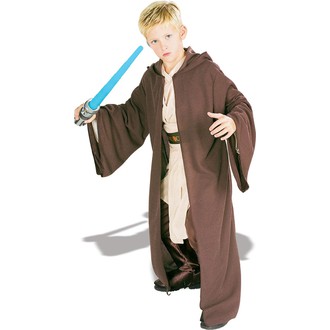 Kostýmy z filmů - Dětský plášť s kapucí Jedi Deluxe