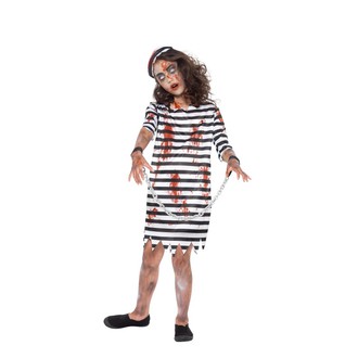 Kostýmy pro děti - Dětský kostým  na Halloween Zombie vězeňkyně