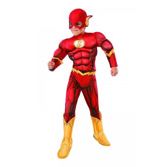 Kostýmy pro děti - Dětský kostým The Flash deluxe
