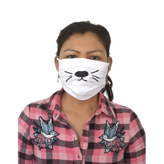 Zábavné předměty - Bavlněná rouška Kočička