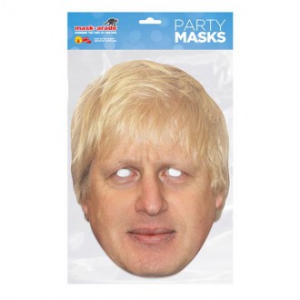 Masky - Škrabošky - Papírová maska Boris Johnson