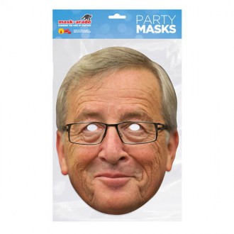 Masky - Škrabošky - Papírová maska Jean Claude Juncker