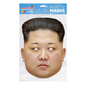 Masky - Škrabošky - Papírová maska Kim Jong Un