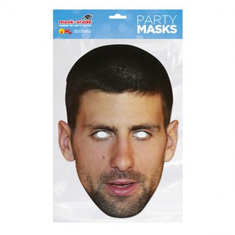 Masky - Škrabošky - Papírová maska Novak Djokovic