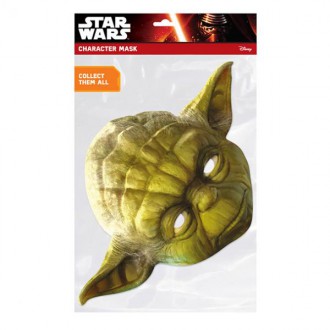Masky - Škrabošky - Papírová maska Yoda